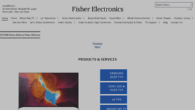 What Fisherelectronics.net website looked like in 2021 (3 years ago)