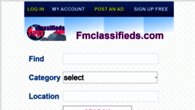 What Fmclassifieds.com website looked like in 2021 (3 years ago)