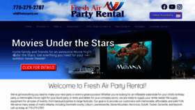 What Freshairparty.com website looked like in 2021 (3 years ago)