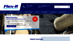 What Flex-r.co.uk website looked like in 2021 (3 years ago)