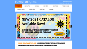 What Funstuffinc.net website looked like in 2021 (3 years ago)