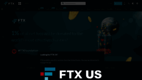 What Ftx.com website looked like in 2021 (3 years ago)