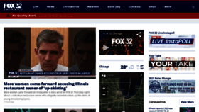 What Fox32chicago.com website looked like in 2021 (3 years ago)