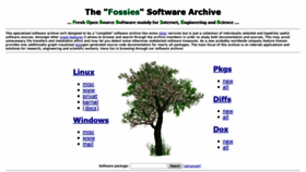 What Fossies.org website looked like in 2021 (3 years ago)