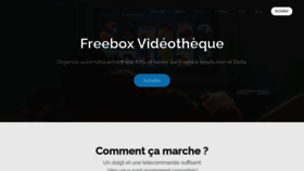 What Freebox-videotheque.com website looked like in 2021 (3 years ago)
