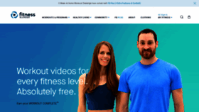 What Fitnessblender.com website looked like in 2021 (3 years ago)