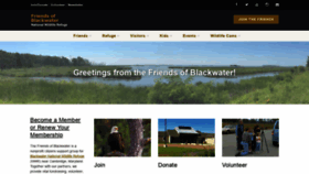 What Friendsofblackwater.org website looked like in 2021 (3 years ago)