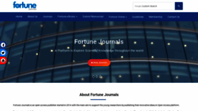 What Fortunejournals.com website looked like in 2021 (3 years ago)