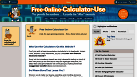 What Free-online-calculator-use.com website looked like in 2021 (3 years ago)