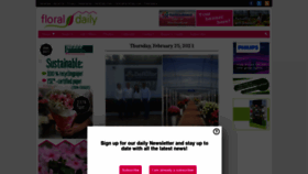 What Floraldaily.com website looked like in 2021 (3 years ago)