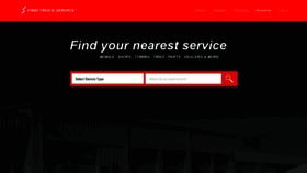 What Findtruckservice.com website looked like in 2021 (3 years ago)