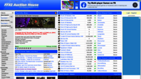 What Ffxiah.com website looked like in 2021 (3 years ago)