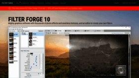 What Filterforge.com website looked like in 2021 (3 years ago)