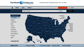What Foreclosurelistings.com website looked like in 2021 (3 years ago)