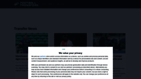 What Footballtransfers.com website looked like in 2021 (3 years ago)