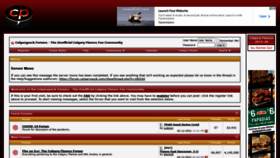 What Forum.calgarypuck.com website looked like in 2021 (3 years ago)