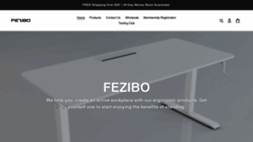 What Fezibo.com website looked like in 2021 (3 years ago)