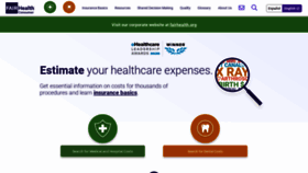 What Fairhealthconsumer.org website looked like in 2021 (3 years ago)