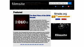 What Filmsite.org website looked like in 2021 (3 years ago)