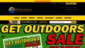 What Fishermans-marine.com website looked like in 2021 (3 years ago)
