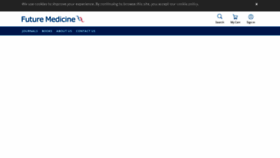 What Futuremedicine.com website looked like in 2021 (3 years ago)