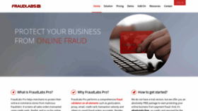 What Fraudlabspro.com website looked like in 2021 (3 years ago)