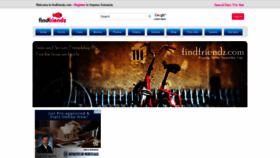 What Findfriendz.com website looked like in 2021 (3 years ago)