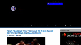 What Fightmatrix.com website looked like in 2021 (3 years ago)