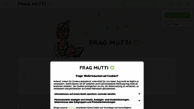 What Frag-mutti.de website looked like in 2021 (3 years ago)