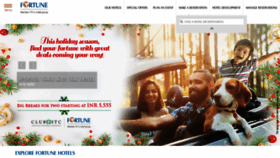 What Fortunehotels.in website looked like in 2021 (3 years ago)