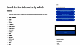 What Fusesdiagram.com website looked like in 2021 (4 years ago)
