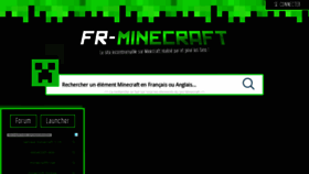 What Fr-minecraft.net website looked like in 2021 (3 years ago)
