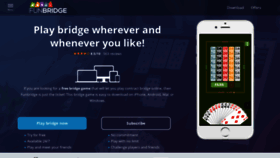What Funbridge.com website looked like in 2021 (3 years ago)