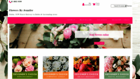 What Flowersbyjennifer.com.au website looked like in 2021 (3 years ago)