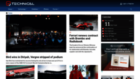 What F1technical.net website looked like in 2021 (3 years ago)