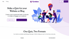 What Fyrebox.com website looked like in 2021 (3 years ago)