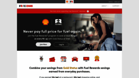What Fuelrewards.com website looked like in 2021 (3 years ago)