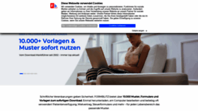 What Formblitz.de website looked like in 2021 (3 years ago)