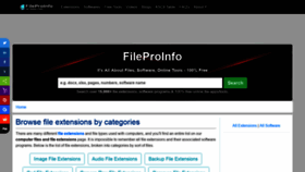 What Fileproinfo.com website looked like in 2021 (3 years ago)