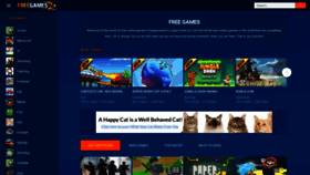 What Freegames66.com website looked like in 2021 (3 years ago)