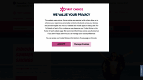 What Firstchoice.co.uk website looked like in 2021 (3 years ago)