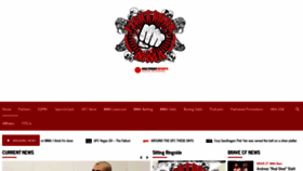 What Fightbookmma.com website looked like in 2021 (3 years ago)