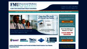 What Functionalmedicineuniversity.com website looked like in 2021 (3 years ago)