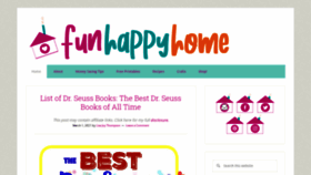 What Funhappyhome.com website looked like in 2021 (3 years ago)