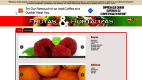 What Frutas-hortalizas.com website looked like in 2021 (3 years ago)