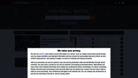 What Footballcritic.com website looked like in 2021 (3 years ago)