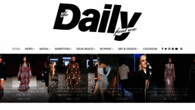 What Fashionweekdaily.com website looked like in 2021 (3 years ago)