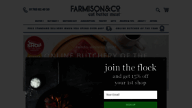 What Farmison.com website looked like in 2021 (3 years ago)