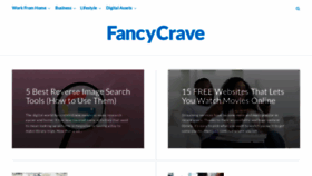 What Fancycrave.com website looked like in 2021 (3 years ago)
