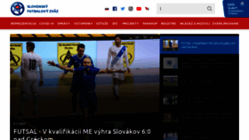 What Futbalsfz.sk website looked like in 2021 (3 years ago)
